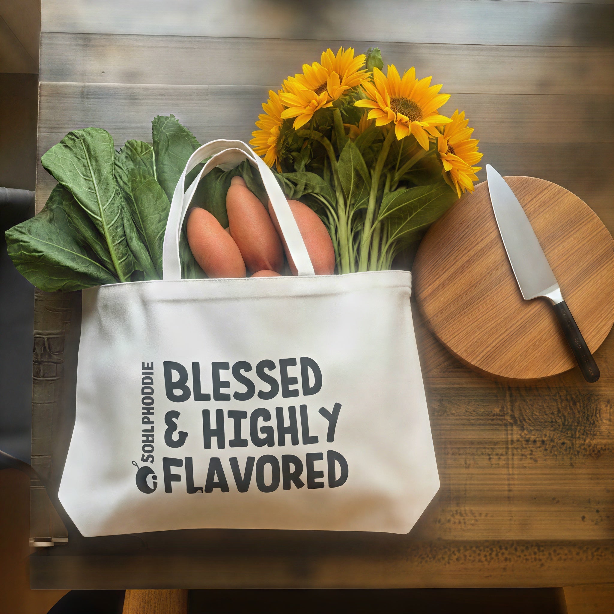 soulPhoodie Canvas Tote – Blessed, Bold & Built to Last - soulPhoodiestore