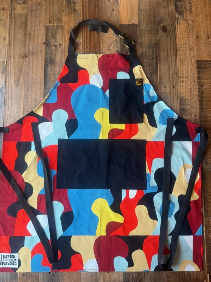 Susan Apron – Vibrant Cotton Canvas Kitchen Apron with Pockets