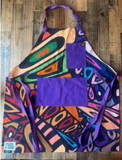 Susan Apron – Vibrant Cotton Canvas Kitchen Apron with Pockets