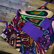 Aravella Apron – 70s Retro Kitchen Apron Honoring Black Family Legacy - soulPhoodiestore