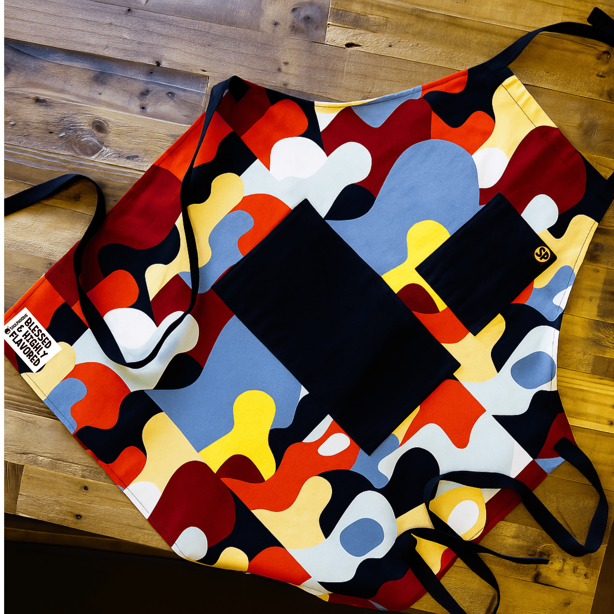 Beryl Apron – Bold Abstract SoulPhoodie Kitchen Apron - soulPhoodiestore