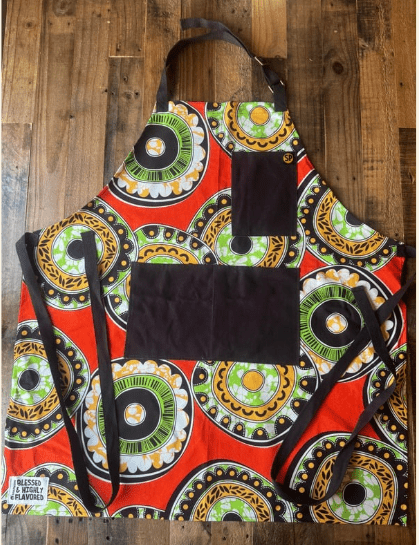 Susan Apron – Vibrant Cotton Canvas Kitchen Apron with Pockets - soulPhoodiestore