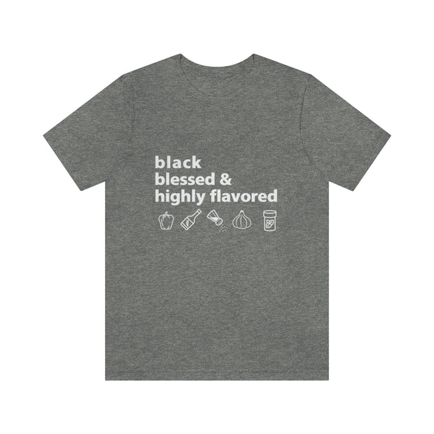 Highly Flavored Unisex Jersey Short Sleeve Tee