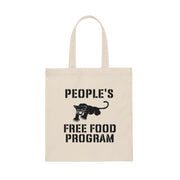 Free Food Program Canvas Tote Bag