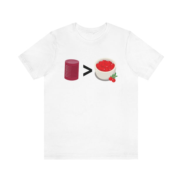 Canned Cranberry Sauce Rules Short Sleeve Tee