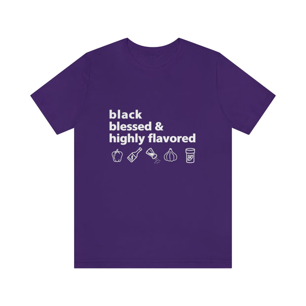 Highly Flavored Unisex Jersey Short Sleeve Tee